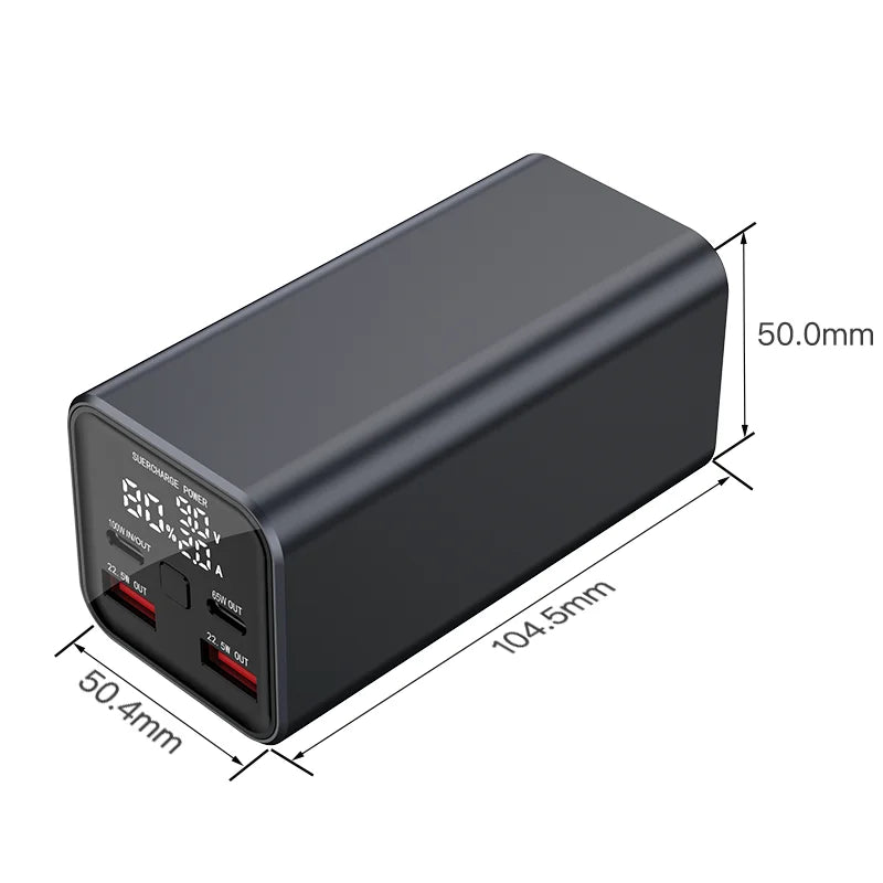 Hot Selling 2023 Laptop Power Bank PD 100W Portable Backup Power Laptop Accessories Power Station