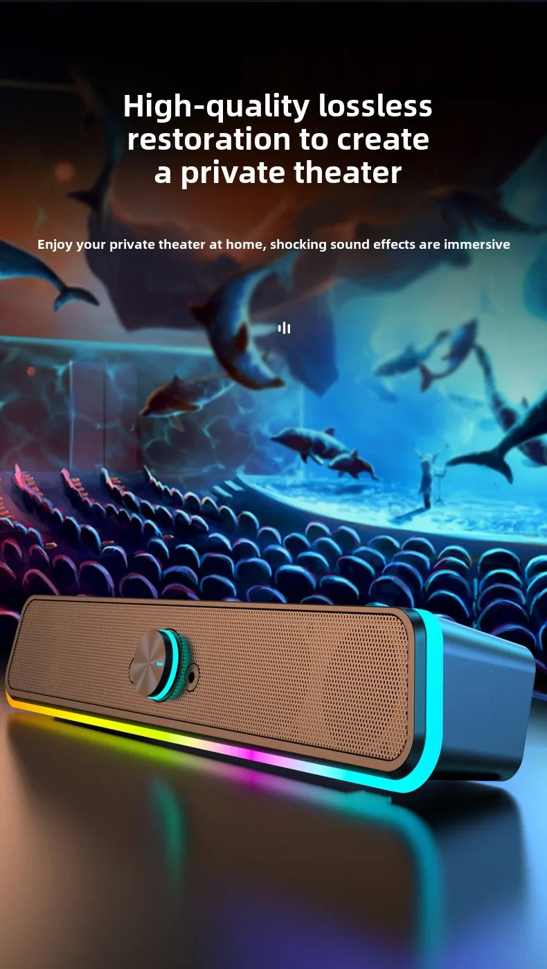 Wholesale RGB Gaming Desktop Computer Speakers Wired for Laptop