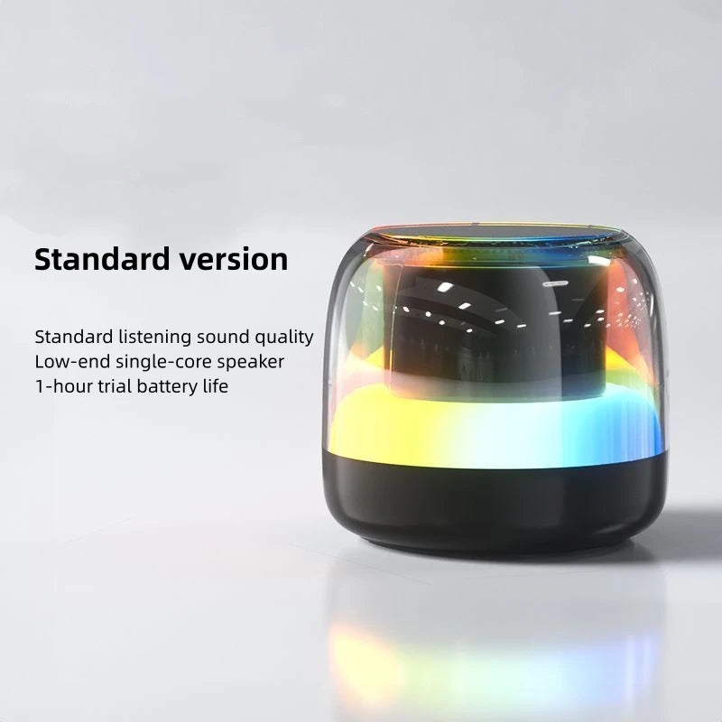 RGB Wireless BT Speaker, High Sound Quality, Super Bass, Ultra-long Outdoor Battery Life, Subwoofer Audio System