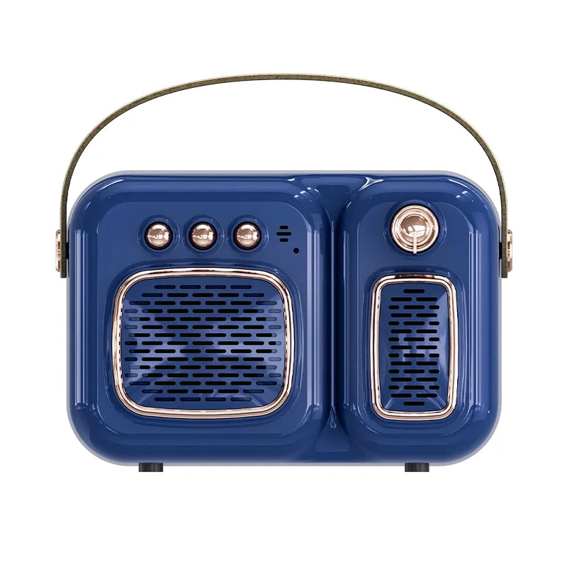 Fashion Bass Stereo Mini Newest BT TF Card FM Radio Waterproof Portable Classic Wireless Speaker Blue Tooth Retro T3 Speaker