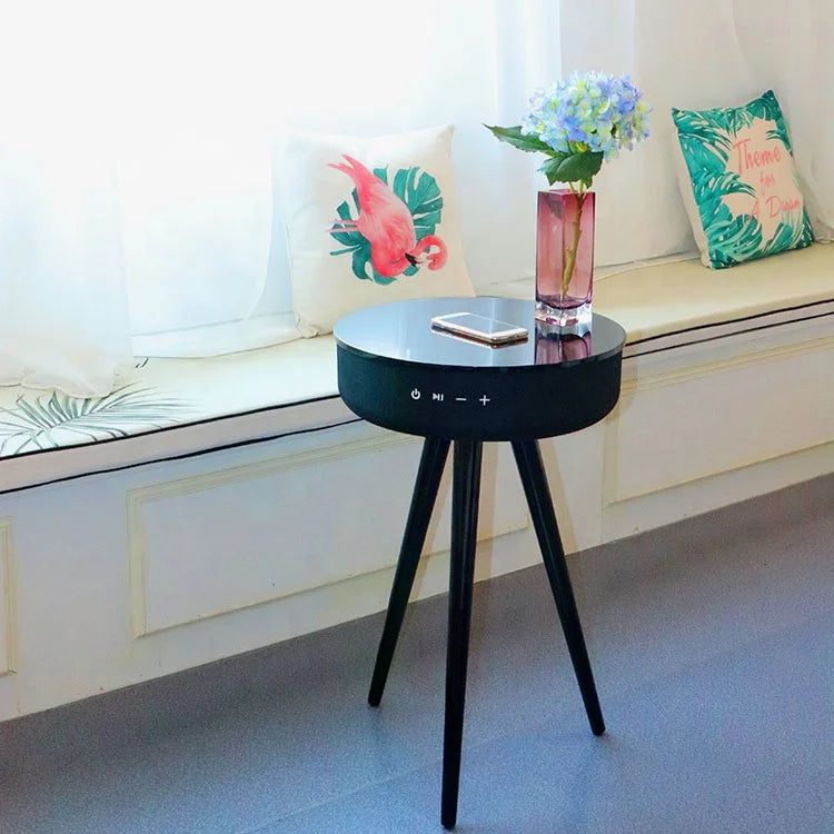 Professional 2.0 Speaker Manufacturers 6600mAh Power Bank Wireless Speakers Charging Side Coffee Table Speakers With Bluetooth
