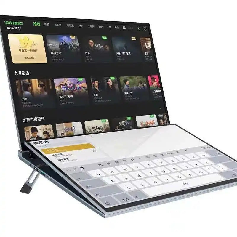 Ultra Slim Double Monitor Computer 16" +16" Touch Screen Laptop Window11 I5 I7 12th 1260P 32 2TB SSD Dual Touch Screen Laptop Pc