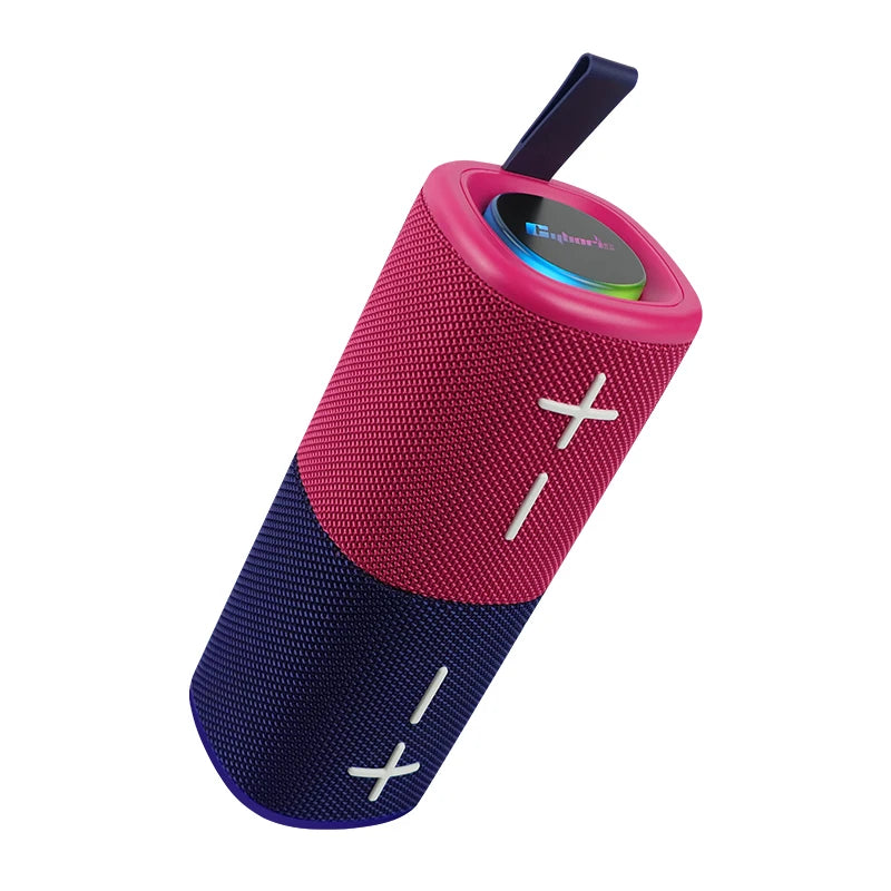 S18 Splittable Blue-tooth Speaker 3D Stereo Bass Portable Speaker IPX6 Waterproof with TWS Boombox Colorful Lights Dual Speakers