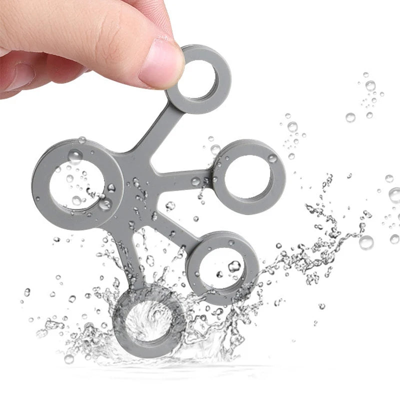 Hand Gripper Silicone Finger Expander Exercise Hand Grip Wrist Strength Trainer Finger Exerciser Resistance Bands Fitness Massag