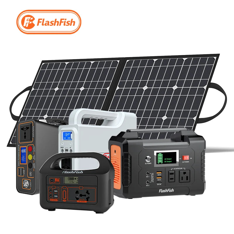US Warehouse Free Shipping 200 Watts 110V 220V Solar Charger Portable Power Station for Home Appliances