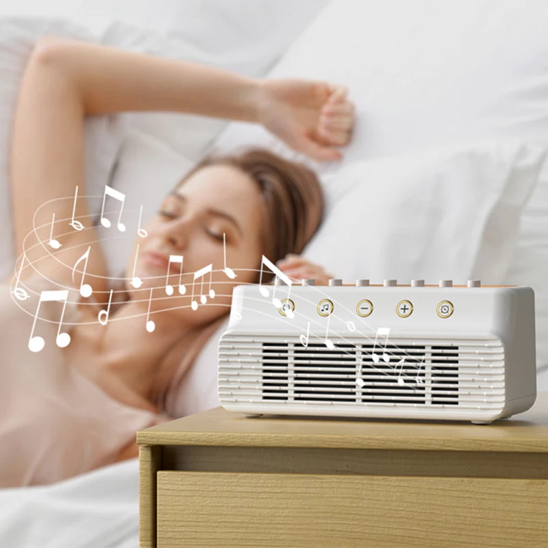 USB Rechargeable White Noise Sleep Machine Wireless Speaker with 8 Smoothing Nature Sound for Baby Sleeping