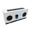 B1 Magnetic Wireless Speaker, Dancing Ferrofluid with Music Rhythm Portable Speaker with Alarm Clock Function Support TWS TF USB