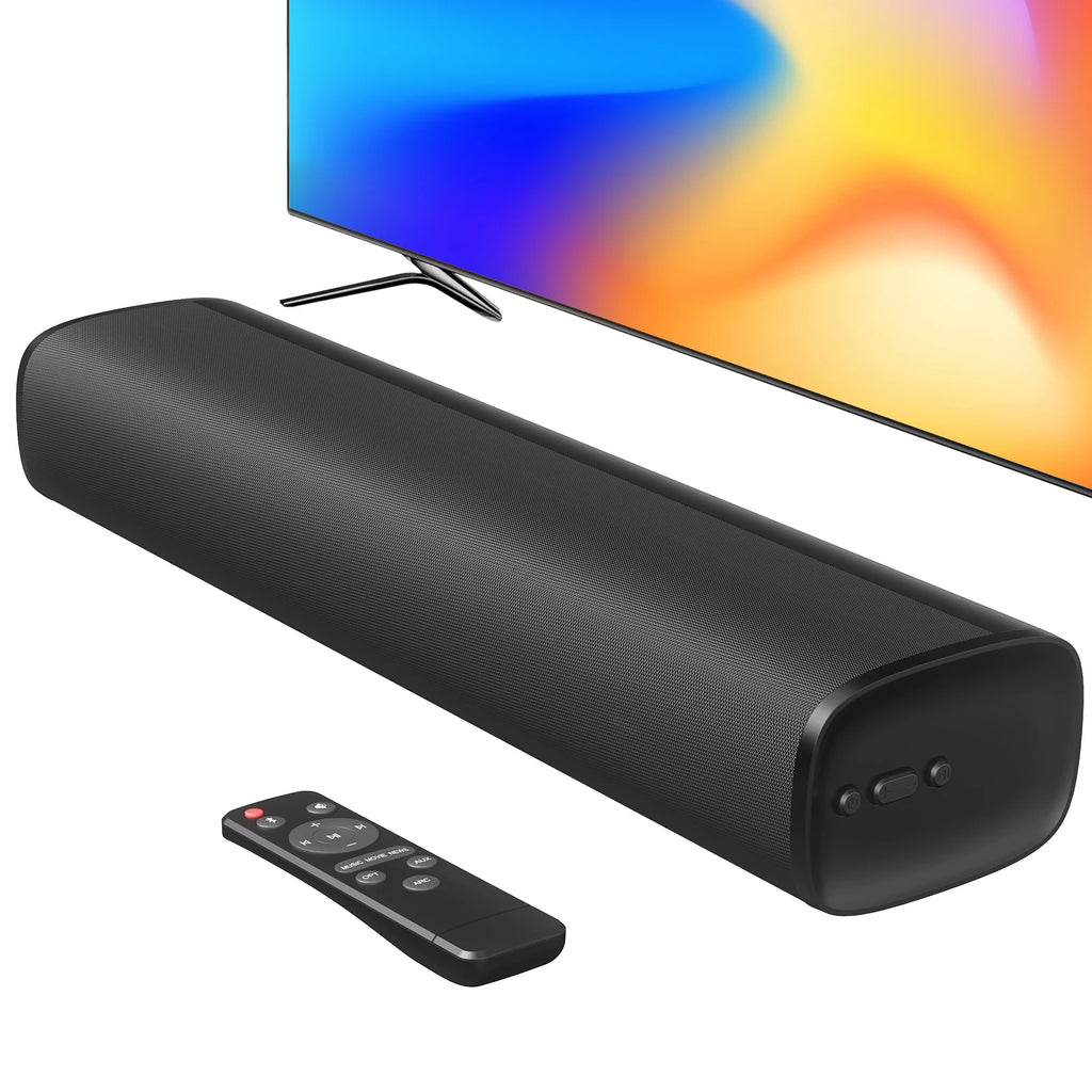 Sound Bar 50W Soundbar for Smart TV Bluetooth 5.3 Speaker 17Inch with ARC/OPT/AUX Connection Surround for Home Theater Audio
