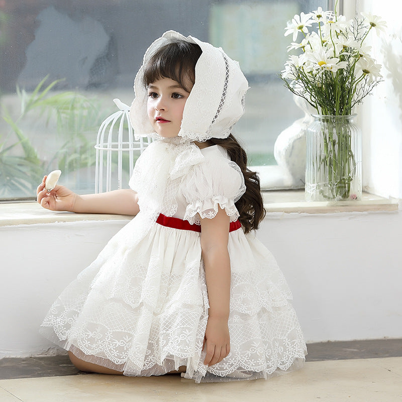 Summer Baby Girls Flower Girl Dresses  Kids Dresses for Girls Eid Dress for Party and Festival festival Fashion Sweet Clothes
