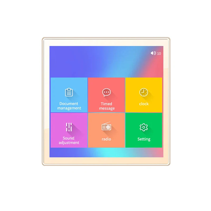 Mini 4 Inch Music Host Blue Tooth Class Wall Amplifier 8Ω Connect to Ceiling Speakers Home/Store/Cafe Audio Automation System