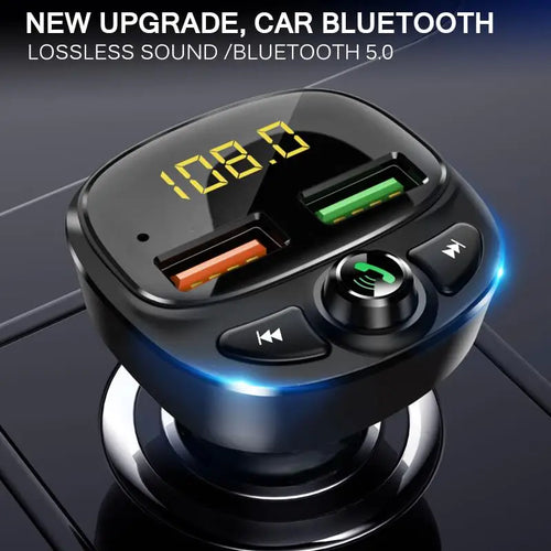 2026 Dropshipping Products Best Selling Auto Mp3 Player Music Adapter Dual USB Charger BT Handsfree Car Kit FM Radio Transmitter