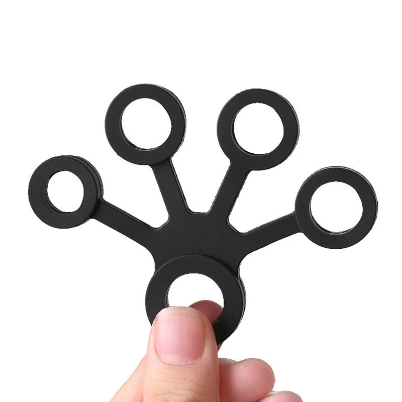 Hand Gripper Silicone Finger Expander Exercise Hand Grip Wrist Strength Trainer Finger Exerciser Resistance Bands Fitness Massag