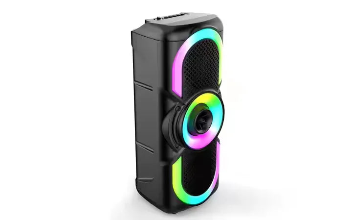 Ready Goods China Supplier Speaker Magnet Double 4 Inch Powered Speakers Professional Active With RGB Light Bluetooth Speaker