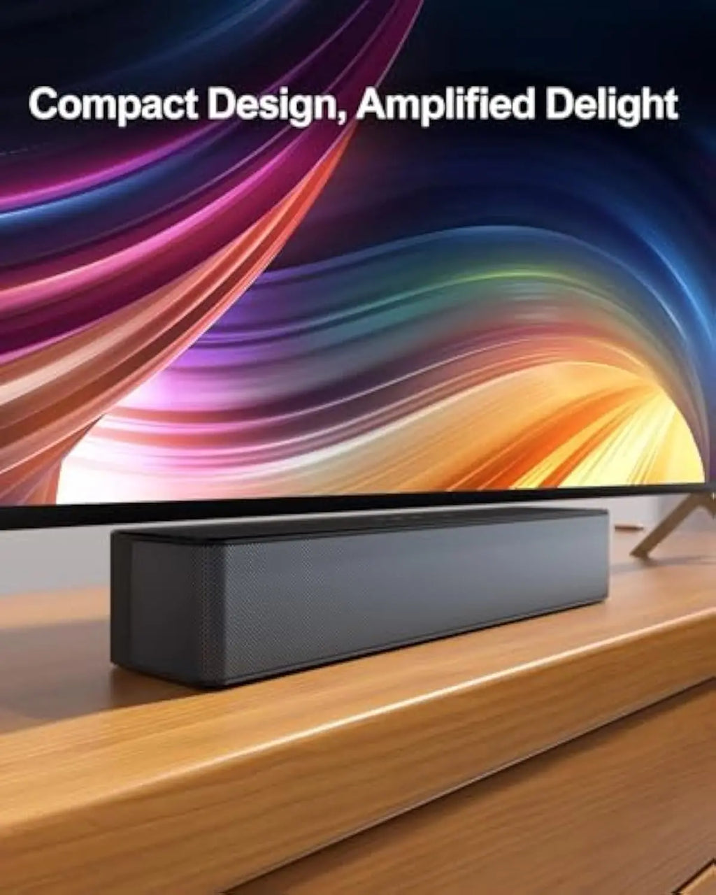 410W 5.1 Channel Surround Sound Bar with Wired Speakers & Wireless Sub, 3 EQ Modes, HDMI EARC