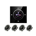 4-Inch Wall AmplifierTouch Screen Wall-Mounted Home Theater System Sound Amplifier for & Host Blue-tooth Background Music