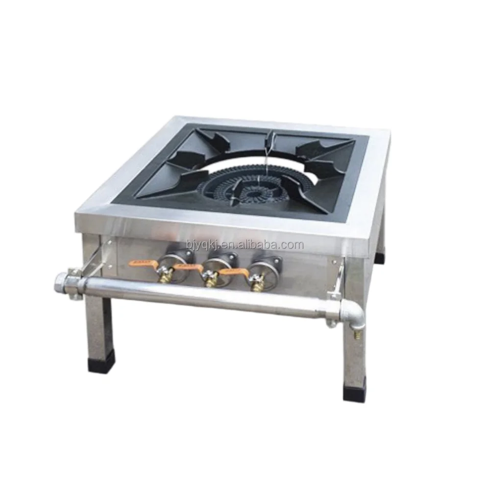 Wholesale Kitchen Appliance Double Burners Gas Stove Stainless Steel Low Gas Cooker