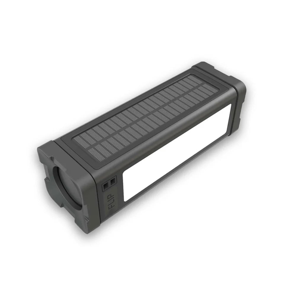 CYBORIS T68 Portable Solar Powered Wireless for Bluetooth Speaker Blue LED Light Waterproof for Outdoor Mobile Phone Charging