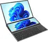 New 16+14 Inch Dual Screen Laptop Intel I7 9Gen Windows 11 Touch Screen Metal Body 1920x1200 Resolution SSD IPS Panel Business