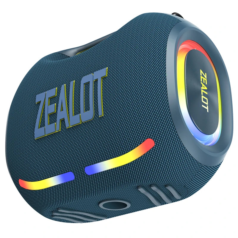 Top-selling 120W Waterproof Wireless Speaker with RGB LED Lights Battery-Powered Portable for Karaoke Outdoor Party Use ZE01