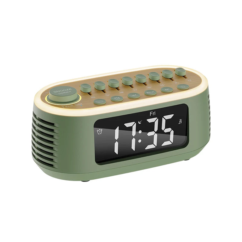 Cyboris T13 Portable White Noise Speaker 20W Wireless with 8 Relaxing Sounds LED Alarm Clock Audio Sleep Aid Function