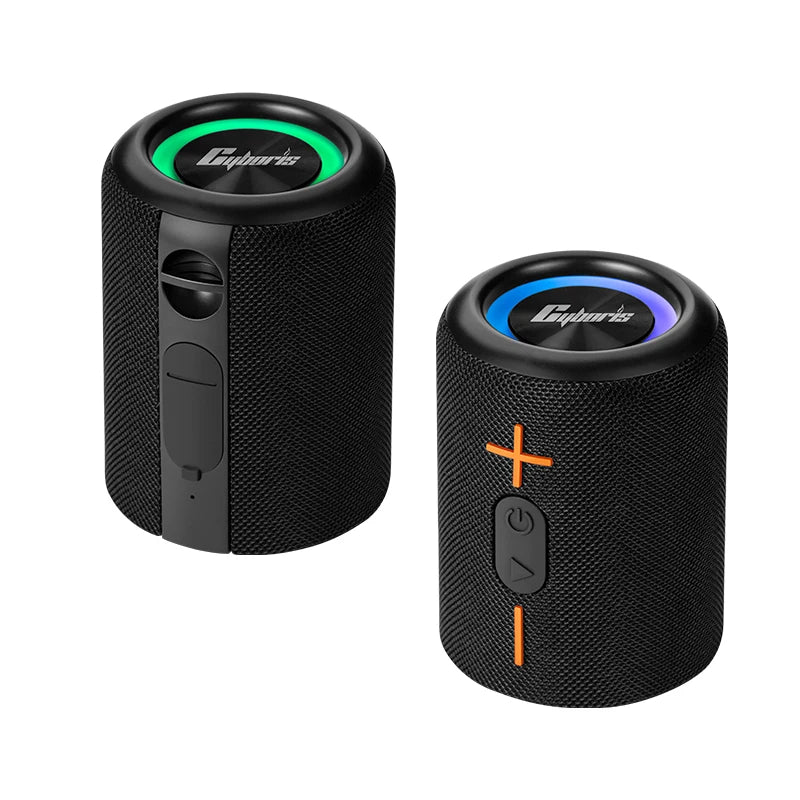 2 in 1 S10 Detachable Portable Blue Tooth  Speaker 3D Stereo Bass Wireless Speaker IPX6 Waterproof ,TWS BoomBox Colorful Lights