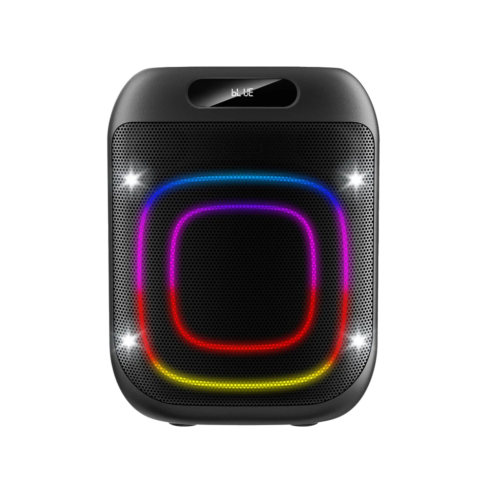 RGB PartyBox 40W Power Wireless Bluetooth Party Speaker Sound Equipment for Home & Studio Sound System With Microphone