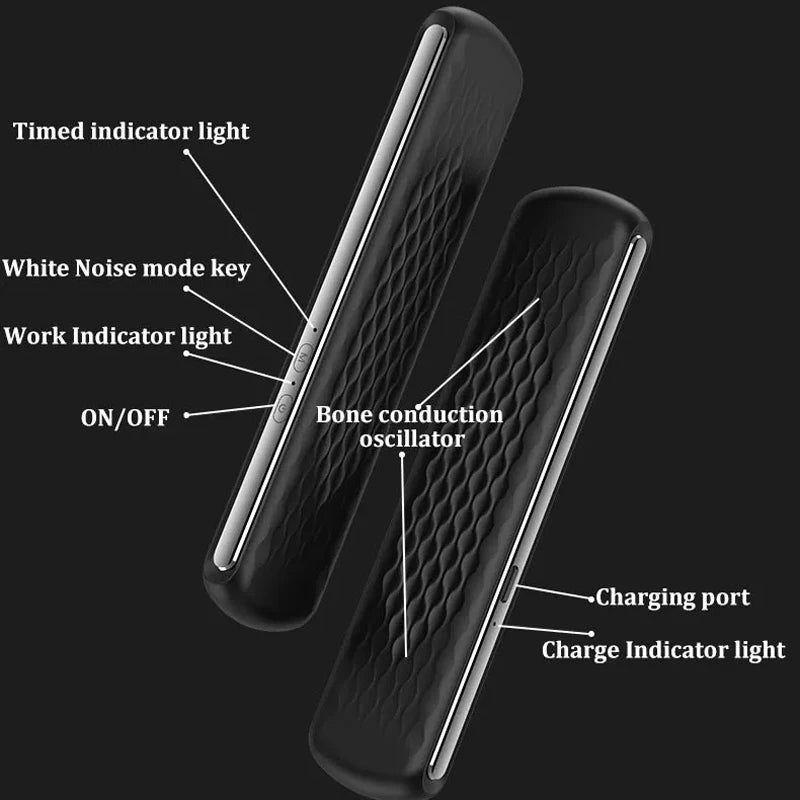 Dropshipping Soundproof Painless Bone Conduction Sleep Speaker, Portable White Noise Sleep Aid