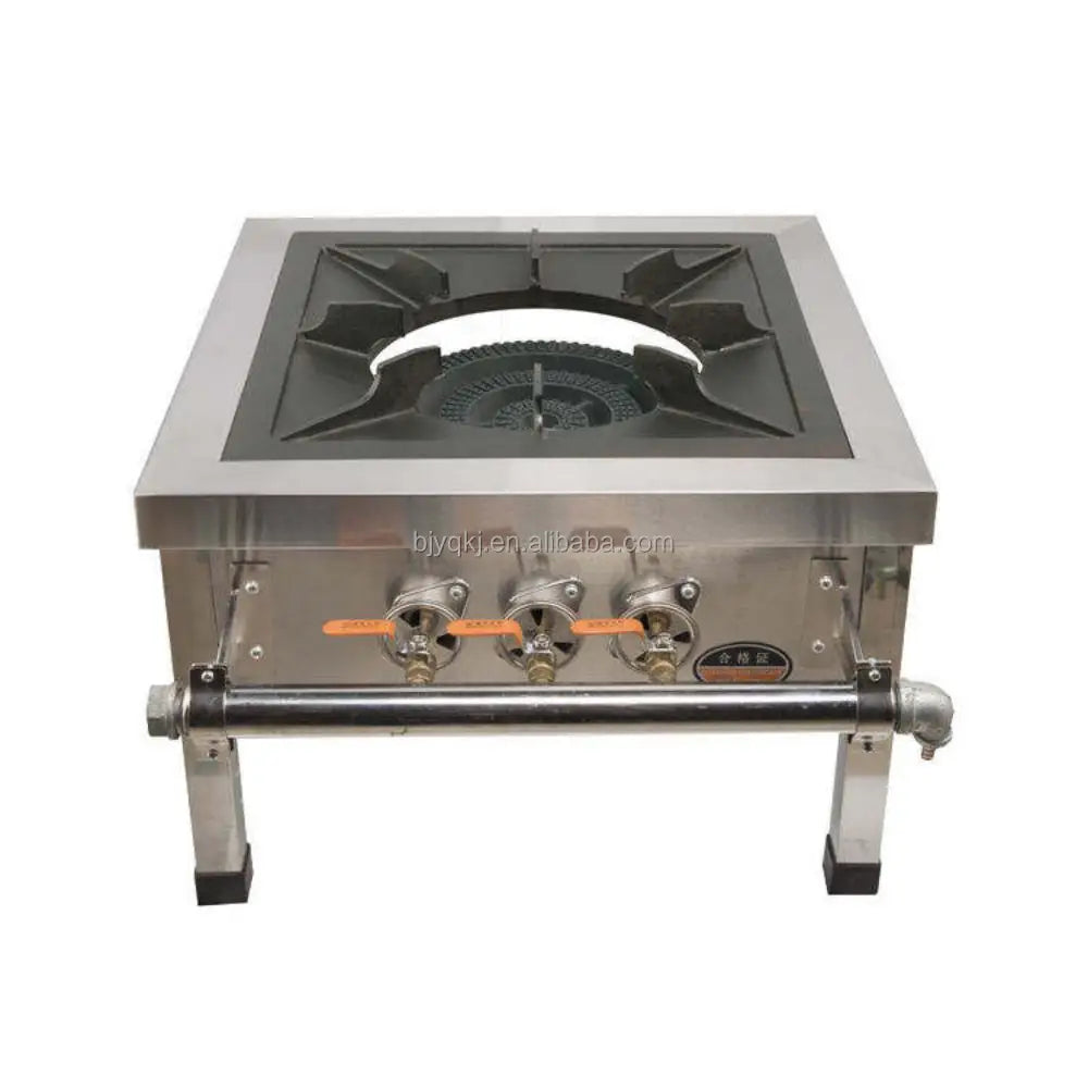 Wholesale Kitchen Appliance Double Burners Gas Stove Stainless Steel Low Gas Cooker