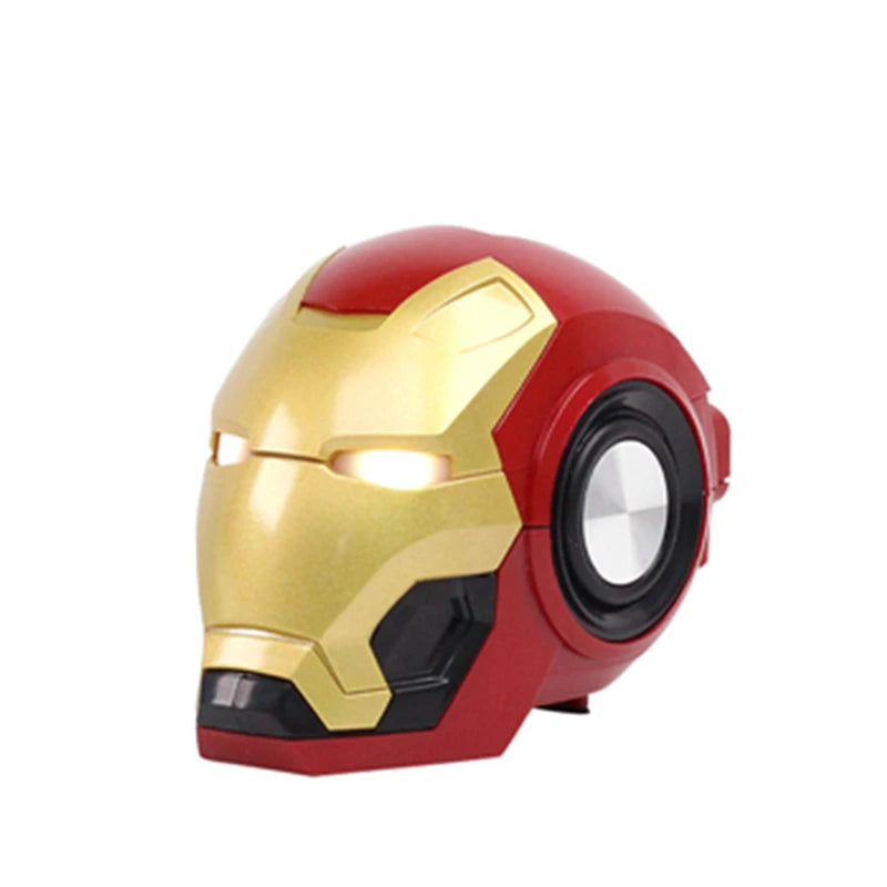 GTT New ironman Creative Gift for Marvel Avengers Iron Man Cute Wireless Speaker Carton Subwoofer Bluetooth Speaker BT