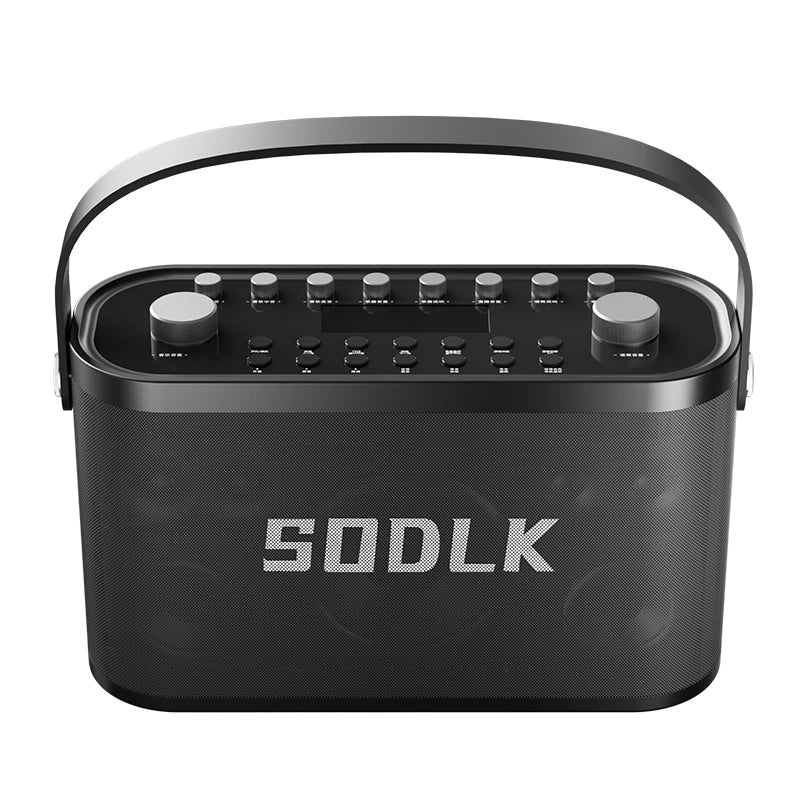 SODLK S1271PLUS 280W Portable Karaoke Machine with 2 Wireless Microphones Karaoke Speaker Supports AUX, USB, MIC, Live Streaming