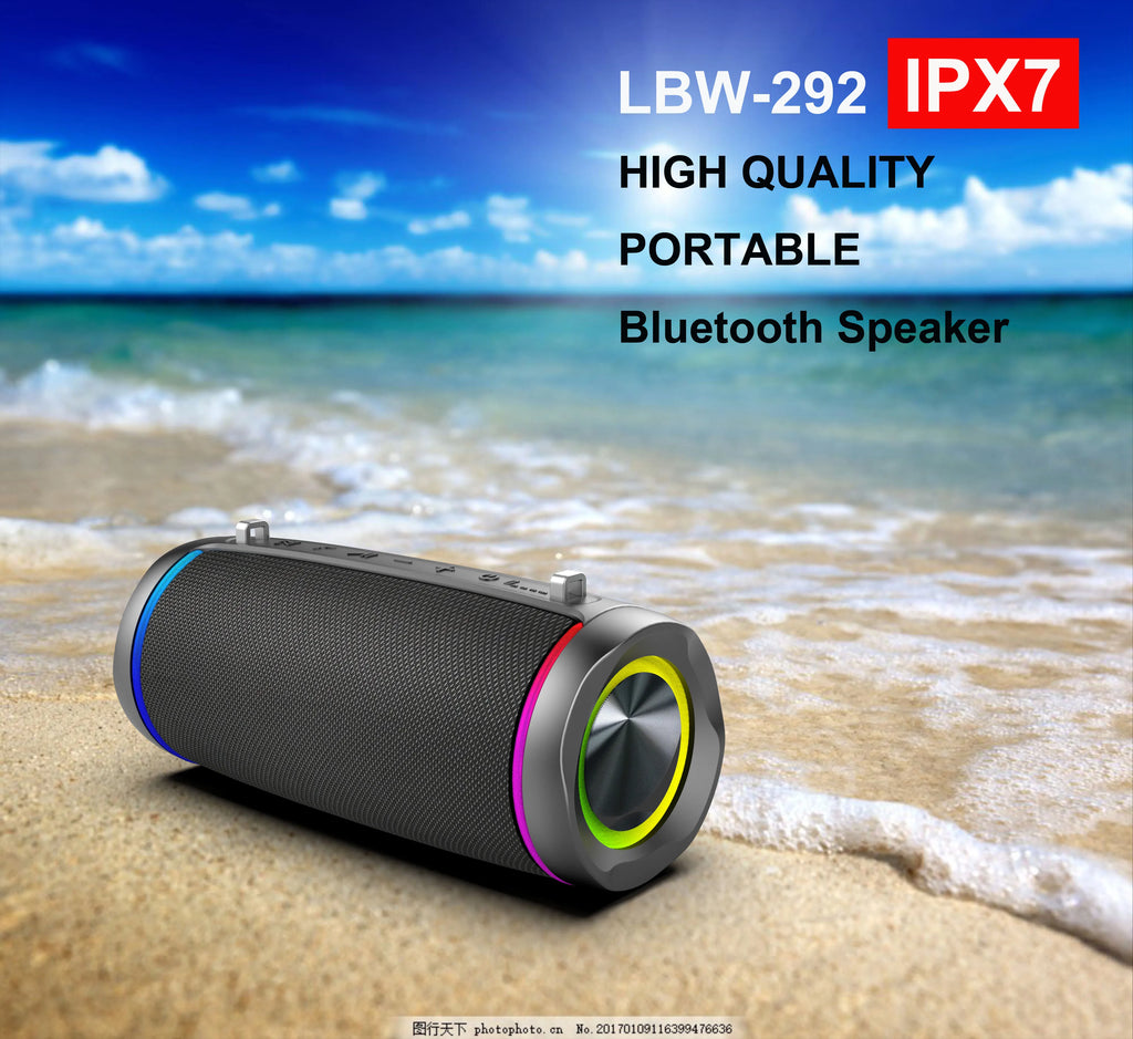 Outdoor Subwoofer High Quality Portable  Wireless Speaker Sound Bar with Dual Heavy Bass Radiators IPX7 Bluetooths Speaker