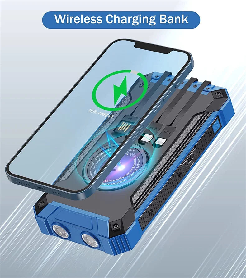 OEM ODM Type-C USB Air Charger Laptop Portable Solar Panel Power Station High Solar Energy Storage Batteries Power Bank