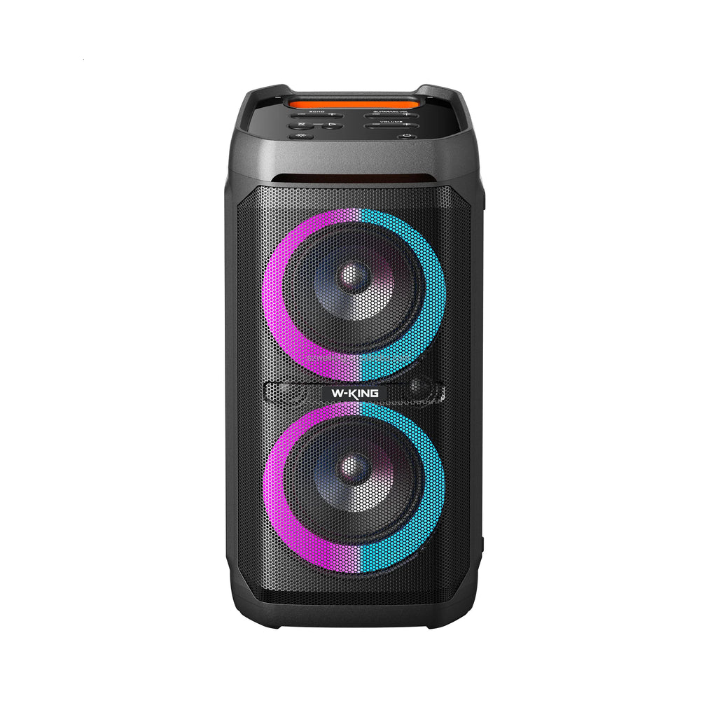W-KING T11 5.25 Inches Stereo Portable Professional Wireless Big Speakers Outdoor DJ Bluetooth Party Speaker With LED Light