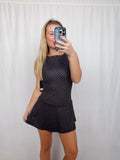 Black Dotty Dress
