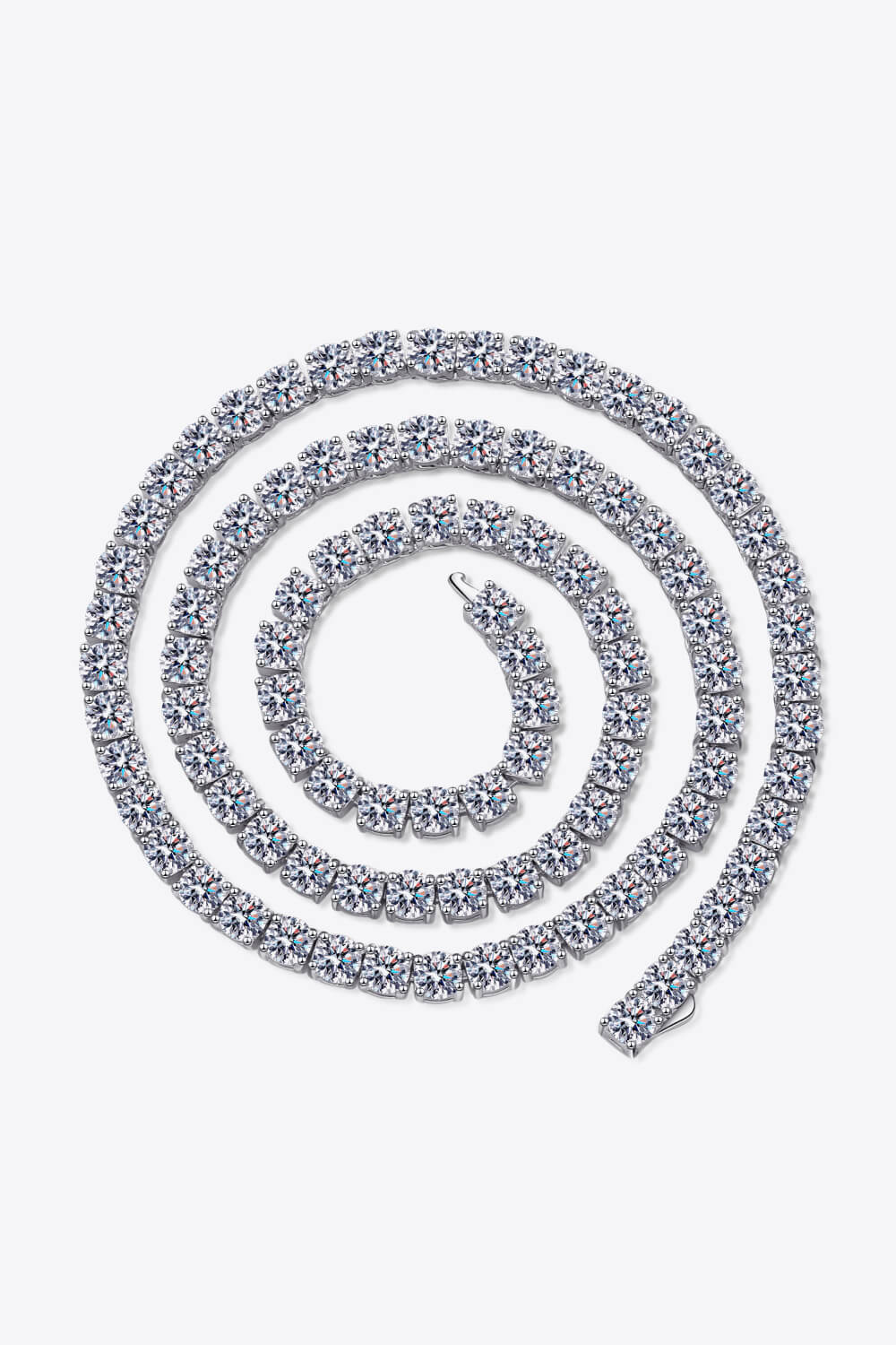 31 Carat Sparkala™ Tennis Necklace (Rhodium Over Pure Sterling Silver)