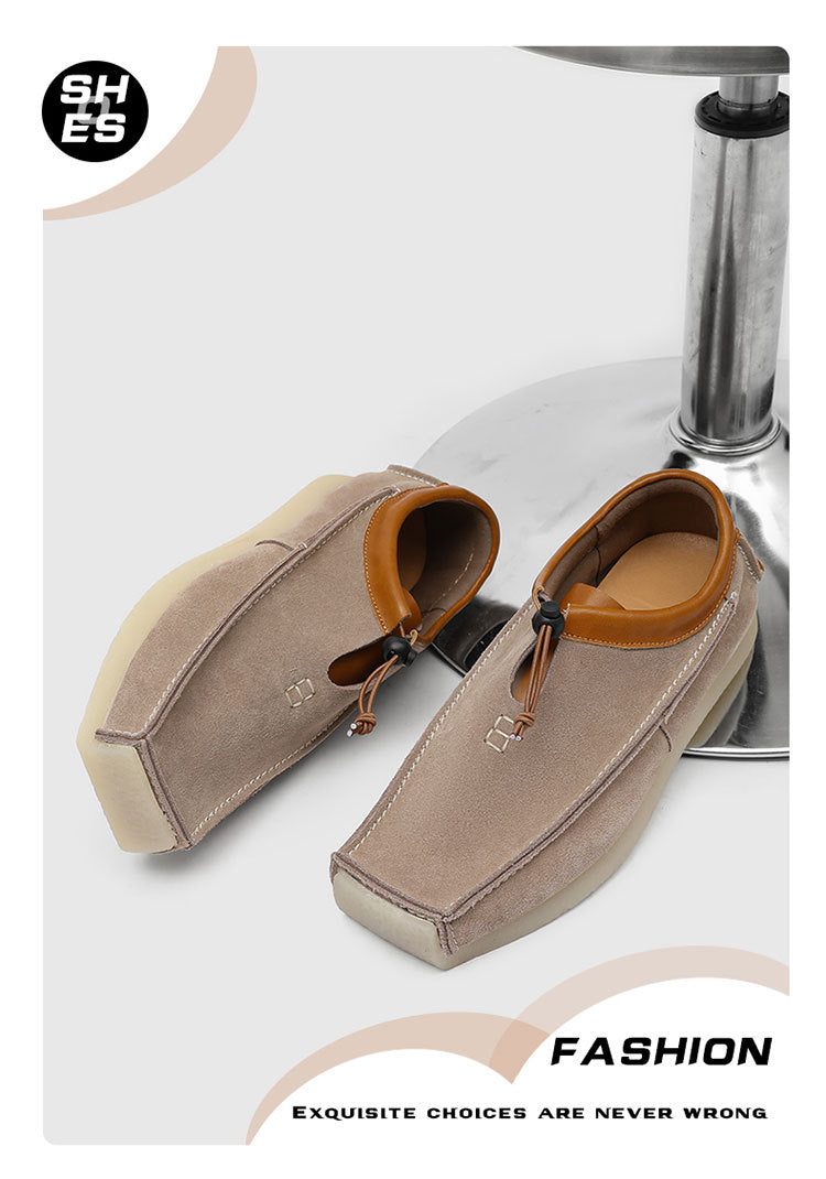 square toe suede loafers shoes for man luxury designer shoes casual sneakers for man skateboard mocasines