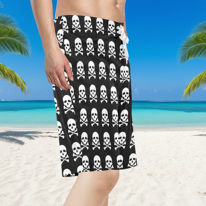 Men's Pirate Skulls Board Shorts