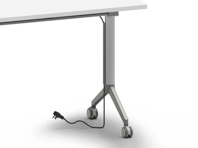 Modern Design Foldable Table With Wheels For Office For Business Meeting & Training Room Easy To Move & Store
