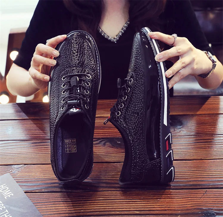 Men's Shoes Soft Bottom Soft Leather Casual Shoes New Spring Trendy Design Men's Footwear Men's Sports Shoe Zapatos Para Hombre