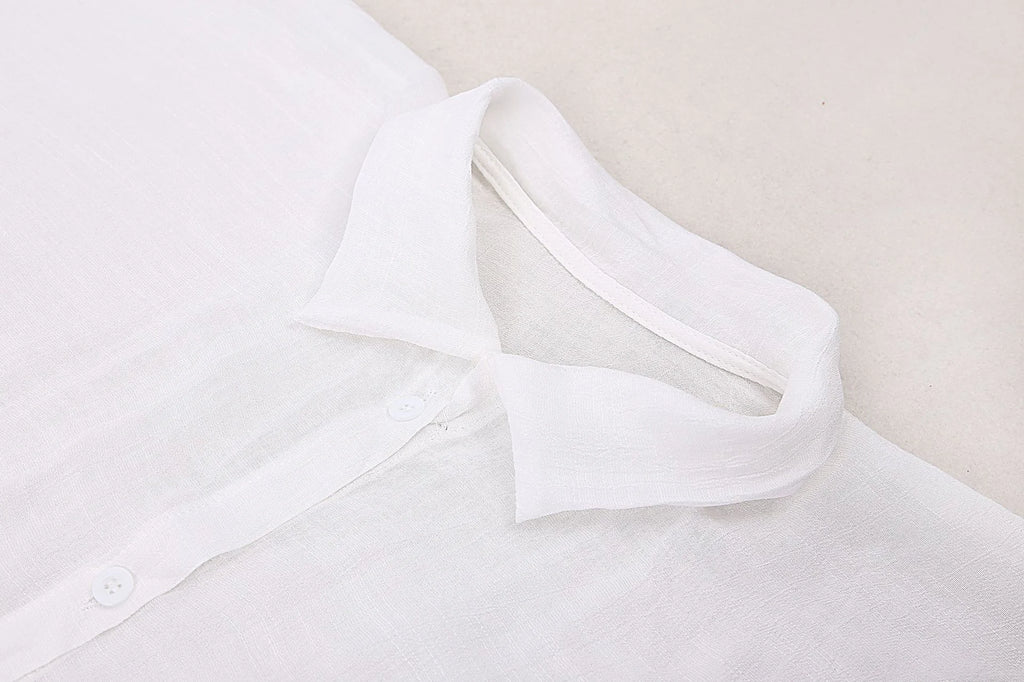 Summer Casual  Sunscreen Beach Dress Woman Bikini Cover-up Swimsuit Solid Sexy Beachwear Loose Cardigan Sun Protection Dresses