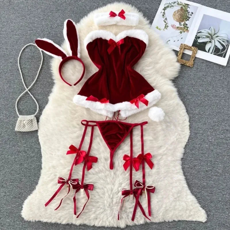 Women's Bras Women's Underwear Sets Sexy Lingerie Outfit Bra and Panty Set Woman Clothes Attractive Chest Suspenders Below Sex