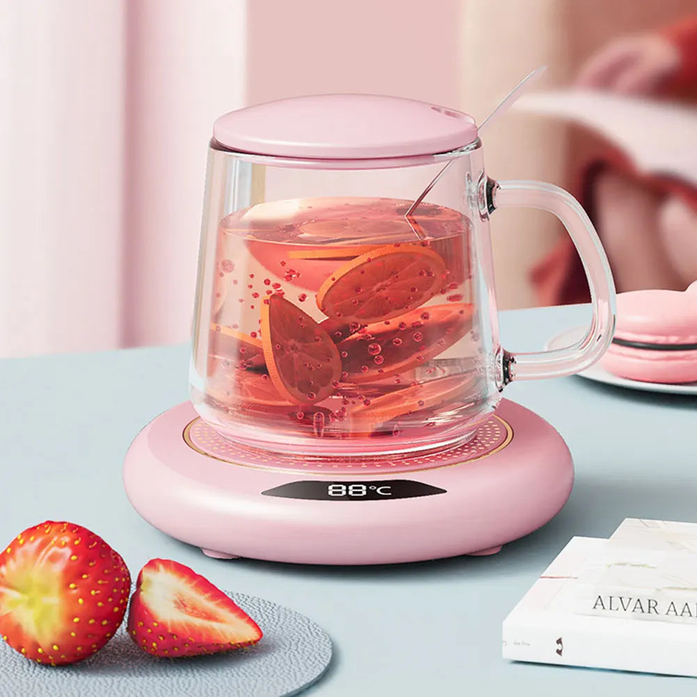New USB Cup Warmer Coffee Mug Heating Coaster 3 Temperature Setting Thermostatic Hot Plate Milk Tea Water Heating Pad Cup Heater