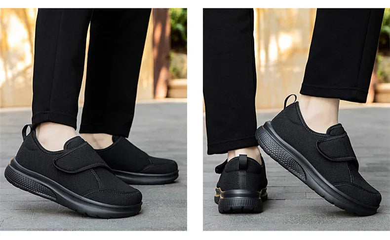 New Wide Toe Men's Barefoot Shoes Orthopedics Wide Feet Swollen Shoes Comfortable Diabetic Shoe Walking Shoes Men's Shoes