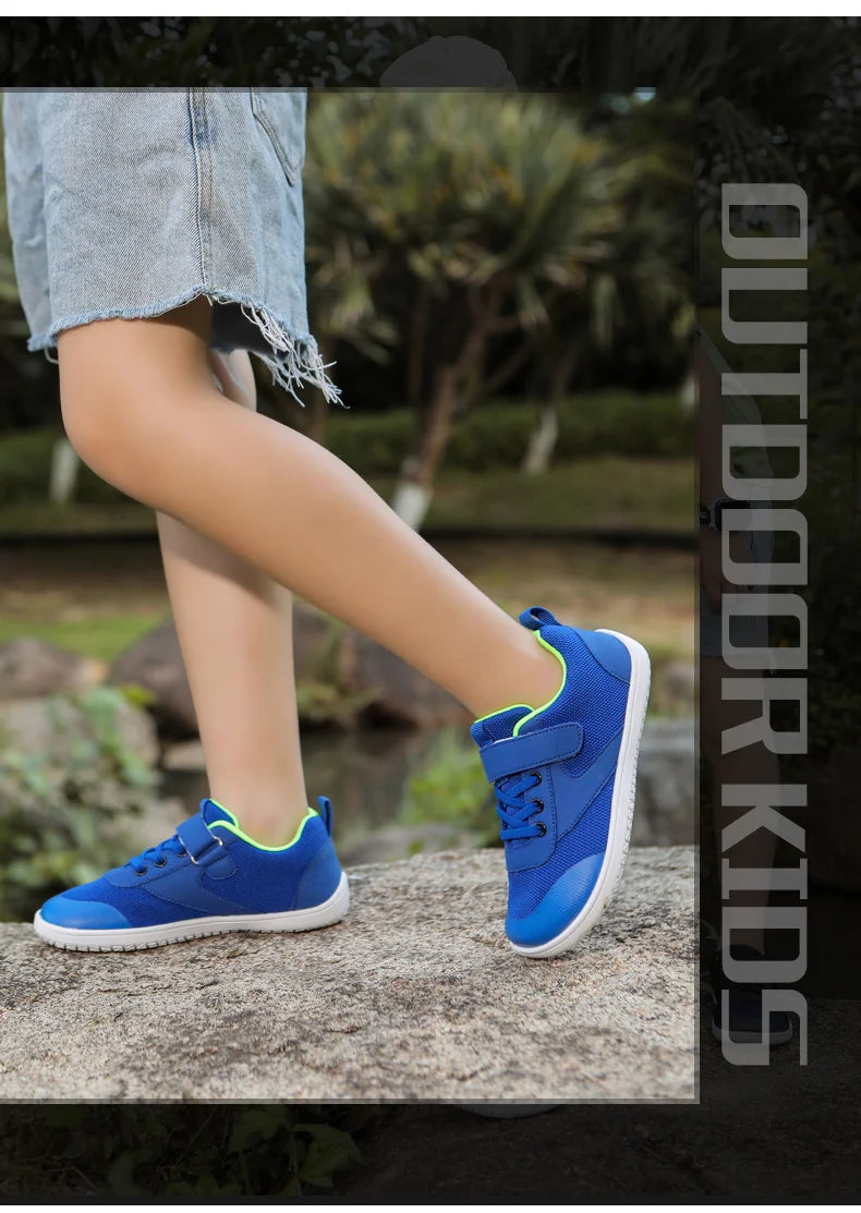 New Boys Girls Sneakers Kids Wide Barefoot Shoes  Naturally Splay Shoes Toddler Little Big Kid