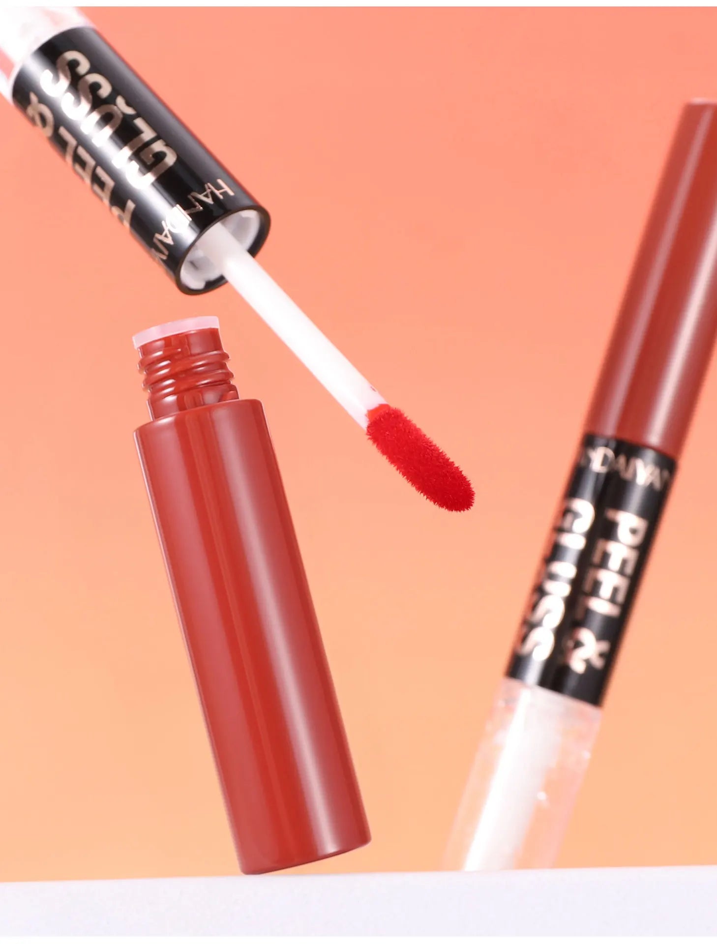 HANDAIYAN Matte Peel-Off Lip Stain Waterproof Transfer-Proof & Moisturizing 2-in-1 | Long-Lasting Lip Gloss & Lipstick