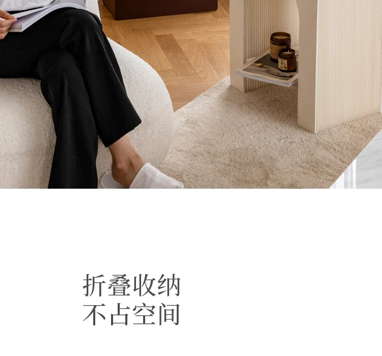 Folding paper sofa side cabinet small coffee table light luxury home creative mini side table bedside shelf small table 거실테이블