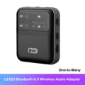 Bluetooth 6.0 Audio Receiver Transmitter ENC Wireless Broadcast One with Multiple Audio System with Mic  for Church Tour Guide