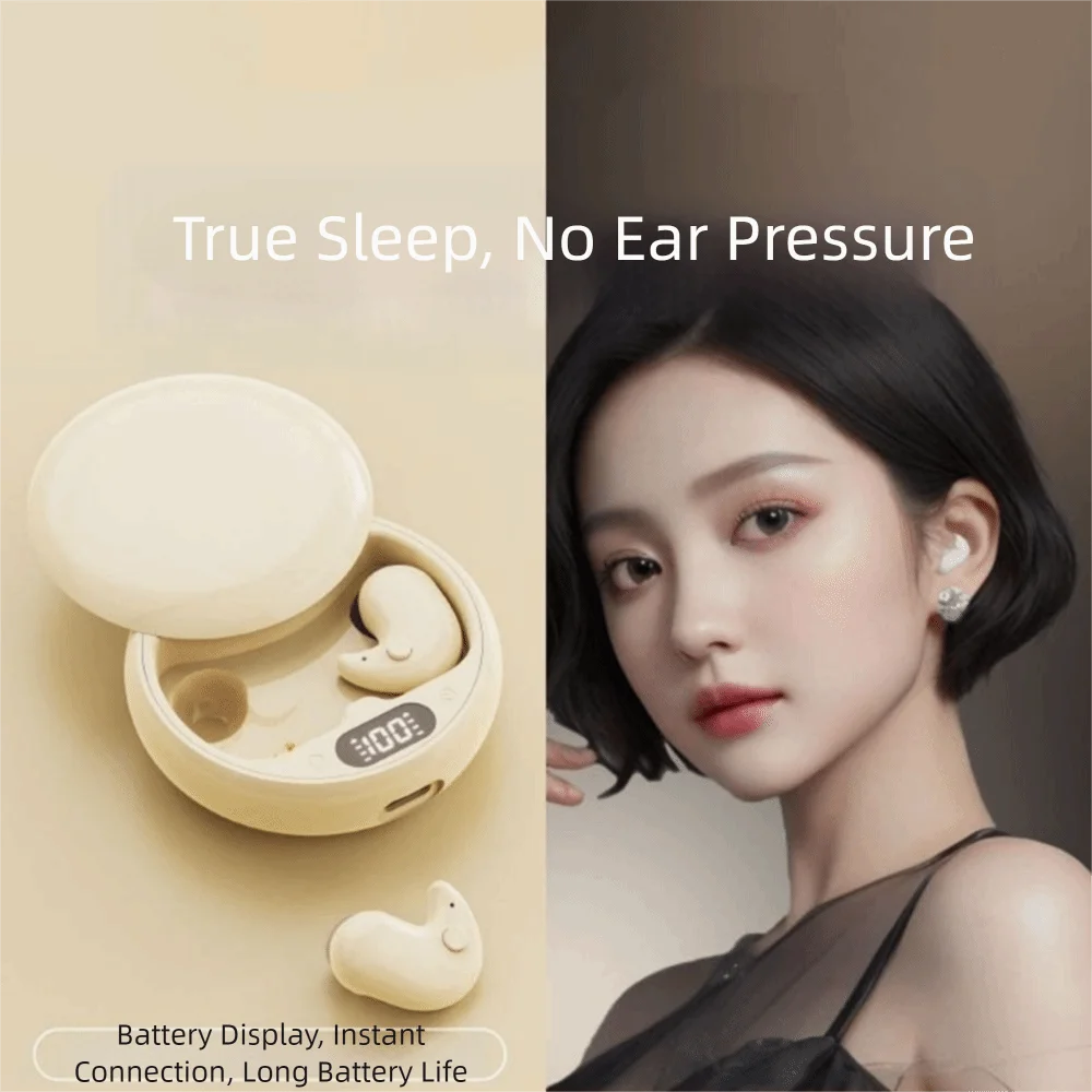 Bluetooth 5.3 Bluetooth Earphones LED Display Waterproof Wireless Headphones Noise Reduction HIFI Stereo Music Headset Sports