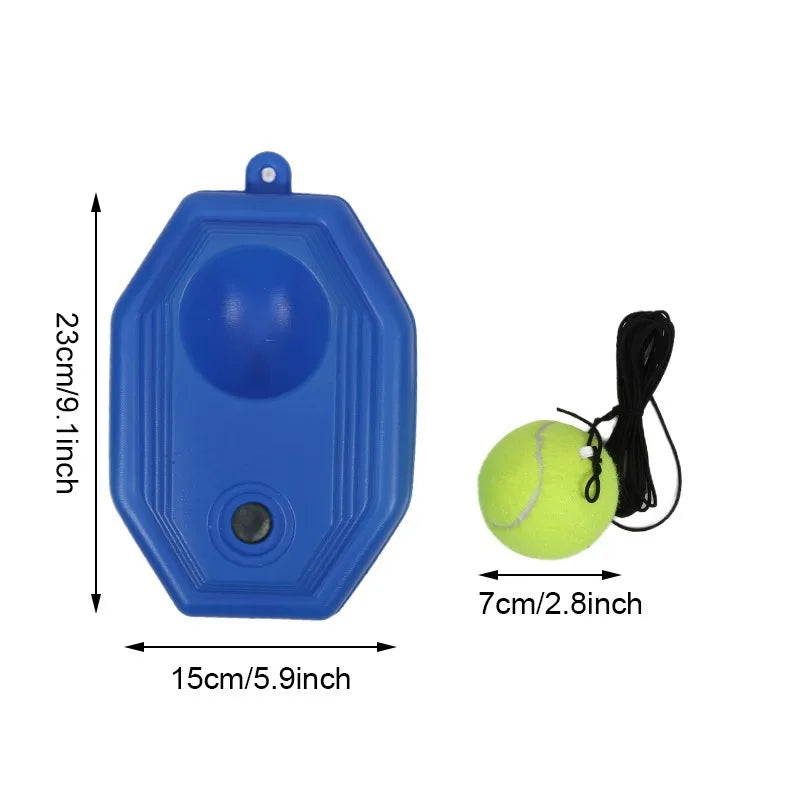 1 Set Tennis Trainer With Tennis Bounce Ball And Practice Ropes, Suitable For Indoor Outdoor Tennis Training