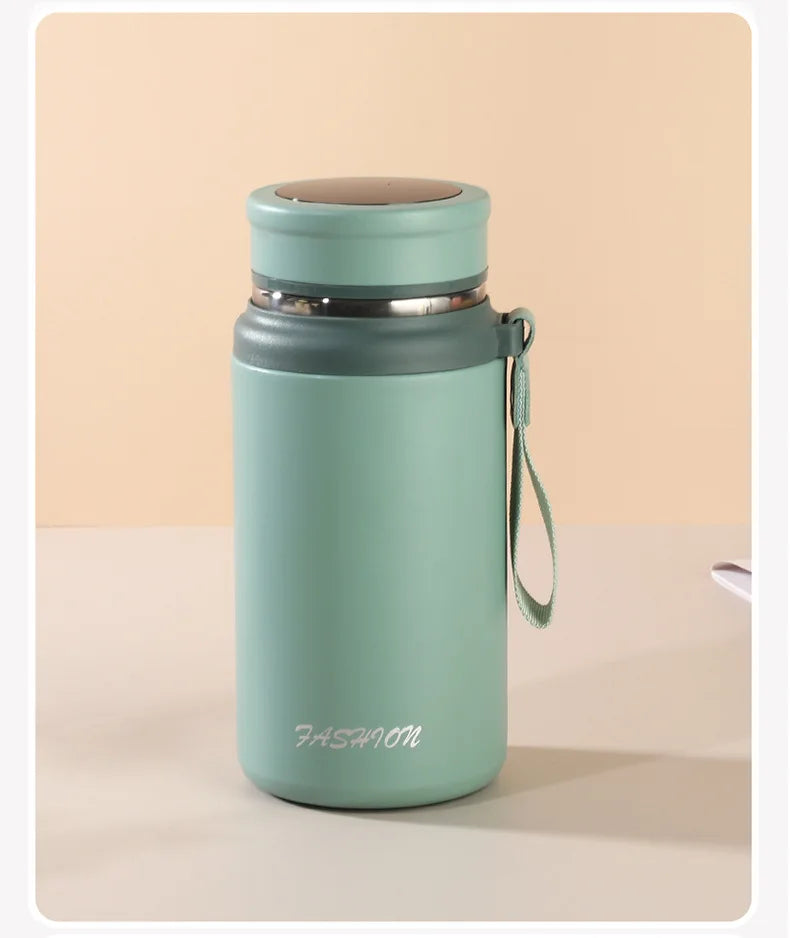 Smart thermos cup good-looking portable outdoor tea cup with temperature display High capacity 316 Stainless steel portable